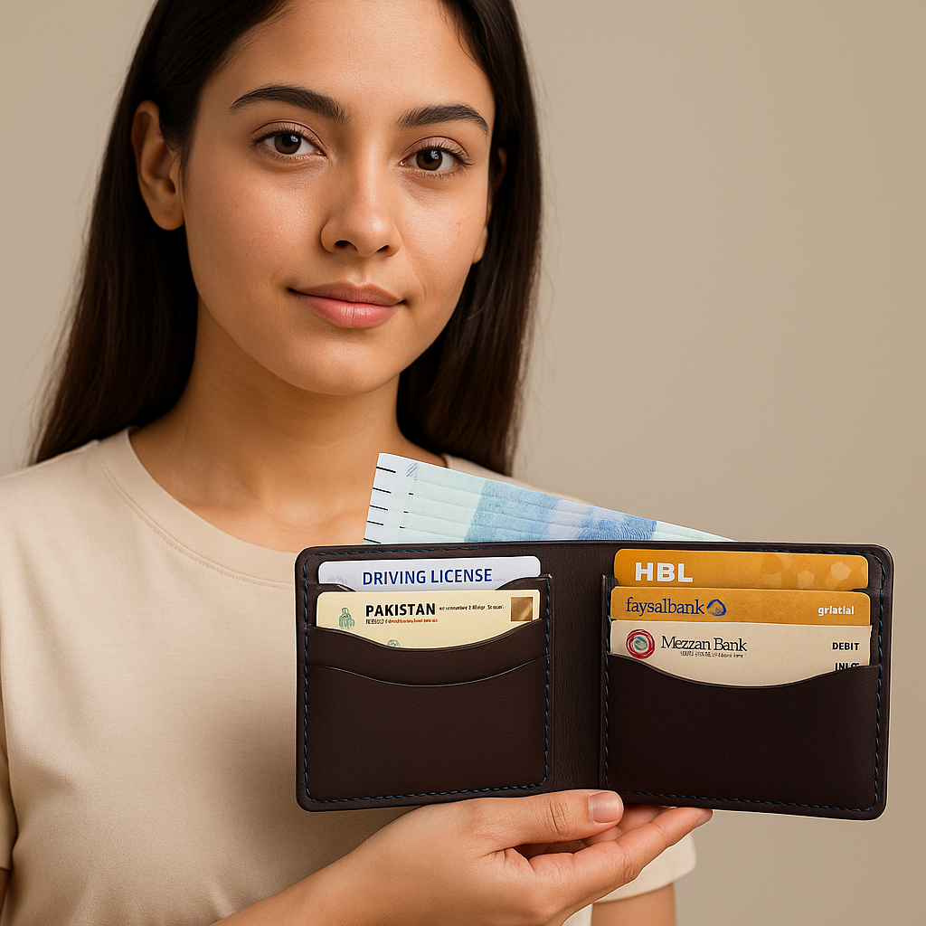 Handmade Leather Wallet Slim & Stylish Bifold