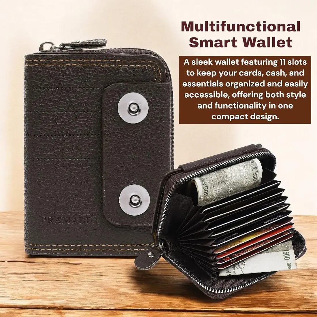Smart Wallet Modern Design Pocket Friendly Size
