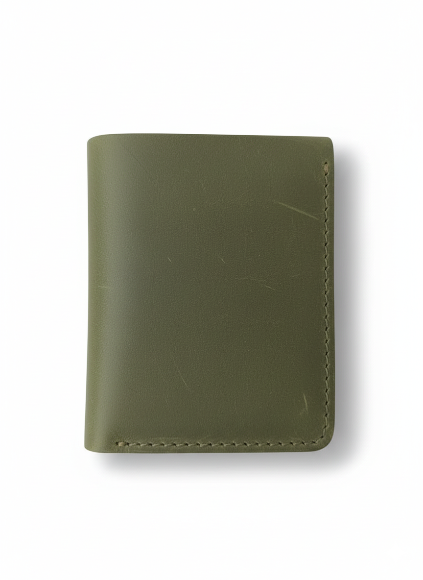 Grain Leather Wallet for Men - Bifold Wallet Ultra Strong Stitching